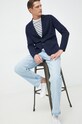 Vlněná bunda Paul Smith M1R.580X.J01795 námořnická modř AW22