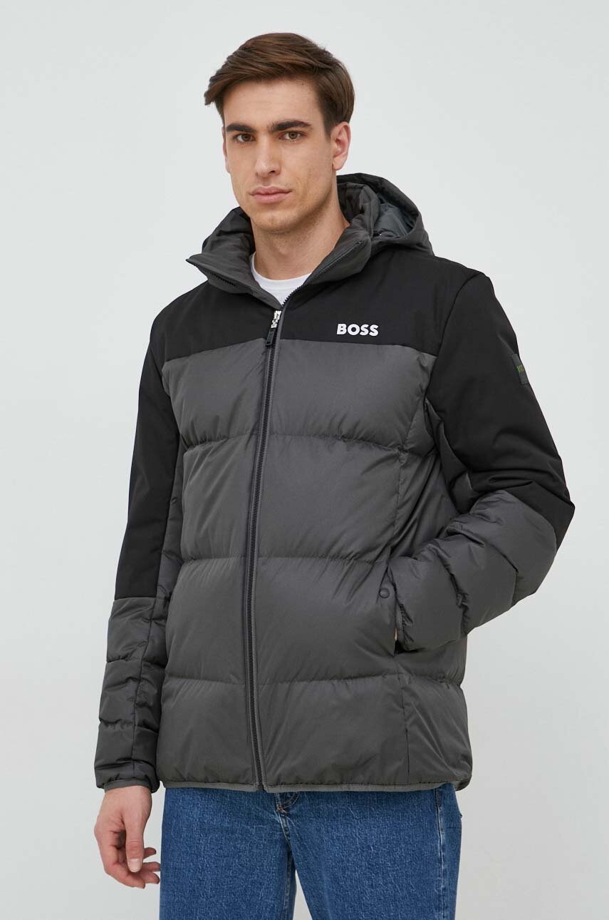 szary BOSS kurtka puchowa BOSS ATHLEISURE