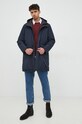 Oboustranná bunda Sisley 256ASN015.901 námořnická modř AW22