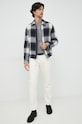 Sisley kurtka z domieszką wełny 2Y7DSN00Z.902 multicolor AW22