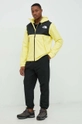 The North Face kurtka MEN S MOUNTAIN Q JACKET żółty