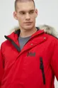 rosso Helly Hansen giacca