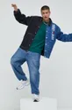 Rifľová bunda Tommy Jeans viacfarebná