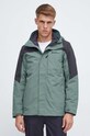 Μπουφάν Jack Wolfskin Romberg 3in1 1115251 πράσινο AW23