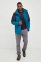 Μπουφάν Jack Wolfskin Romberg 3in1 1115251 μπλε AW23