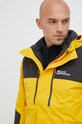 Μπουφάν Jack Wolfskin Jasper 3in1 κίτρινο 1115261