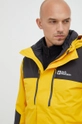 żółty Jack Wolfskin kurtka outdoorowa Jasper 3in1