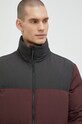 Péřová bunda Jack Wolfskin burgundské 1206911