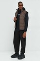 Αμάνικο μπουφάν Abercrombie & Fitch KI132.3461.400 καφέ AW22