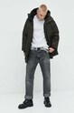 Bunda Abercrombie & Fitch KI132.3578.330 zelená AW22