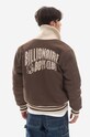 Ρούχα Bomber μπουφάν από μαλλί Billionaire Boys Club Astro Varsity Jacket B22301 καφέ