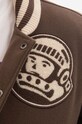 Bomber μπουφάν από μαλλί Billionaire Boys Club Astro Varsity Jacket καφέ B22301