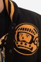 Bunda bomber s prímesou vlny Billionaire Boys Club Astro Varsity Jacket B22301 čierna B22301
