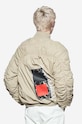Oblečení Bomber bunda A-COLD-WALL* Cubist Ruche Bomber Jacket ACWMO131 DARK STONE ACWMO131 béžová