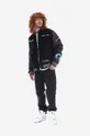PLEASURES wool blend bomber jacket Mowax Varsity black