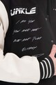 Bomber jakna PLEASURES Unkle Varsity P22U012 crna