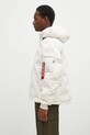 Alpha Industries geacă Hooded Logo 108107.578 bej AW24