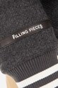 Filling Pieces kurtka bomber z domieszką wełny Varsity Jacket 81422201874 szary