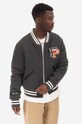 Filling Pieces kurtka bomber z domieszką wełny Varsity Jacket 81422201874