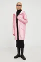 Rains esődzseki 12020 Long Jacket rózsaszín