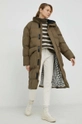 Jakna Rains 15020 block puffer coat smeđa