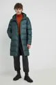 Μπουφάν Rains 15070 long puffer jacket πράσινο