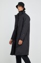 Rains kurtka 15500 Long Padded Nylon W Coat 15500.01 czarny AW22
