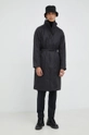 czarny Rains kurtka 15500 Long Padded Nylon W Coat