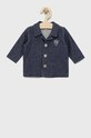 United Colors of Benetton marynarka niemowlęca tkanina granatowy 24IWAN003.W