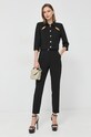 Morgan marynarka x Iris Mittenaere VHEMS.F.NOIR czarny AW22