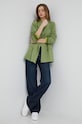 Suknjič United Colors of Benetton 2ONGDW00P zelena AW22