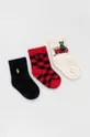 πολύχρωμο Κάλτσες μωρού Polo Ralph Lauren 3-pack Για αγόρια