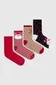 ροζ Κάλτσες Vero Moda 4-pack Γυναικεία