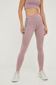 Guess legginsy z elastanem fioletowy V2YB17.MC03W