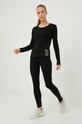 Легінси EA7 Emporio Armani 6LTP56.TJBNZ чорний AW22
