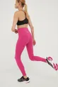 Reebok legginsy treningowe Lux różowy