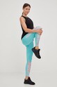 Κολάν για τρέξιμο Reebok HK4759 τιρκουάζ AW22