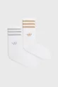 biela Ponožky adidas Originals (2-pak) Dámsky