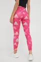 Tajice za trčanje adidas Performance Brand Love roza