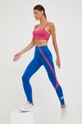 Reebok legginsy treningowe niebieski