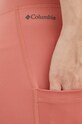Columbia legginsy sportowe Lodge Colorblock pomarańczowy 1960261