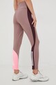 Odzież adidas Performance legginsy do biegania Own The Run HK9010 fioletowy