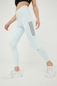 adidas Performance legginsy do biegania Own The Run z elastanem niebieski HM1120