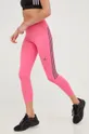 rózsaszín adidas Performance legging futáshoz Run Icons Női