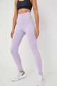 adidas by Stella McCartney edzős legging Truepurpose elasztánnal lila HI6145