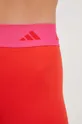 κόκκινο Κολάν προπόνησης adidas Performance Techfit