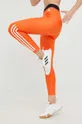 oranžová Tréningové legíny adidas Performance Hyperglam Dámsky