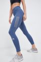 albastru metalizat adidas Performance leggins de alergare Own The Run De femei