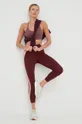 Podprsenka na jogu Puma Studio fialová