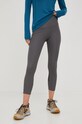 Helly Hansen legginsy sportowe z elastanem szary 48541
